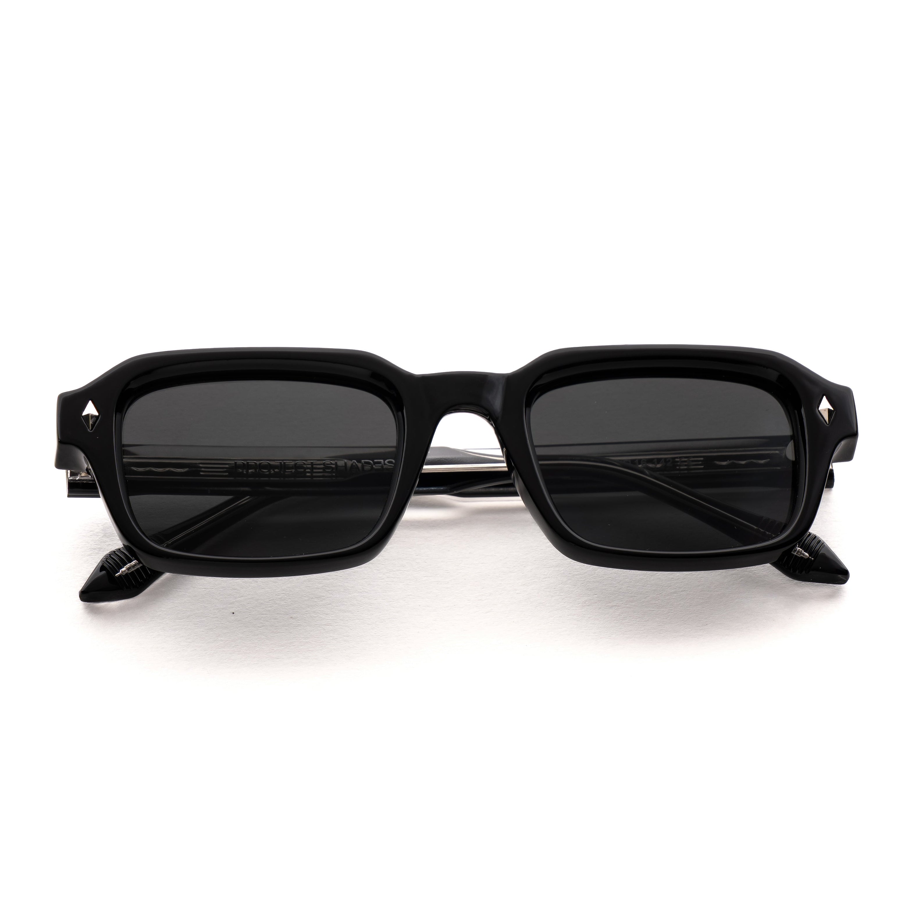 Hermes ] Everyday Rectangular Sunglasses : Black | Project Shades