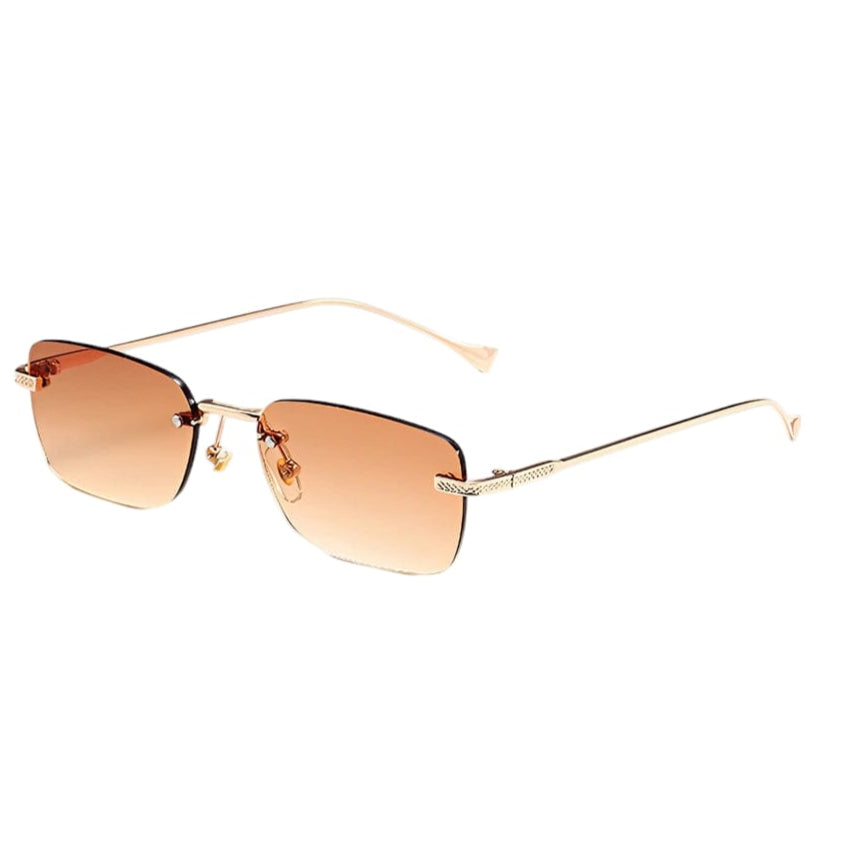 Credence Rimless Retro Sunglasses
