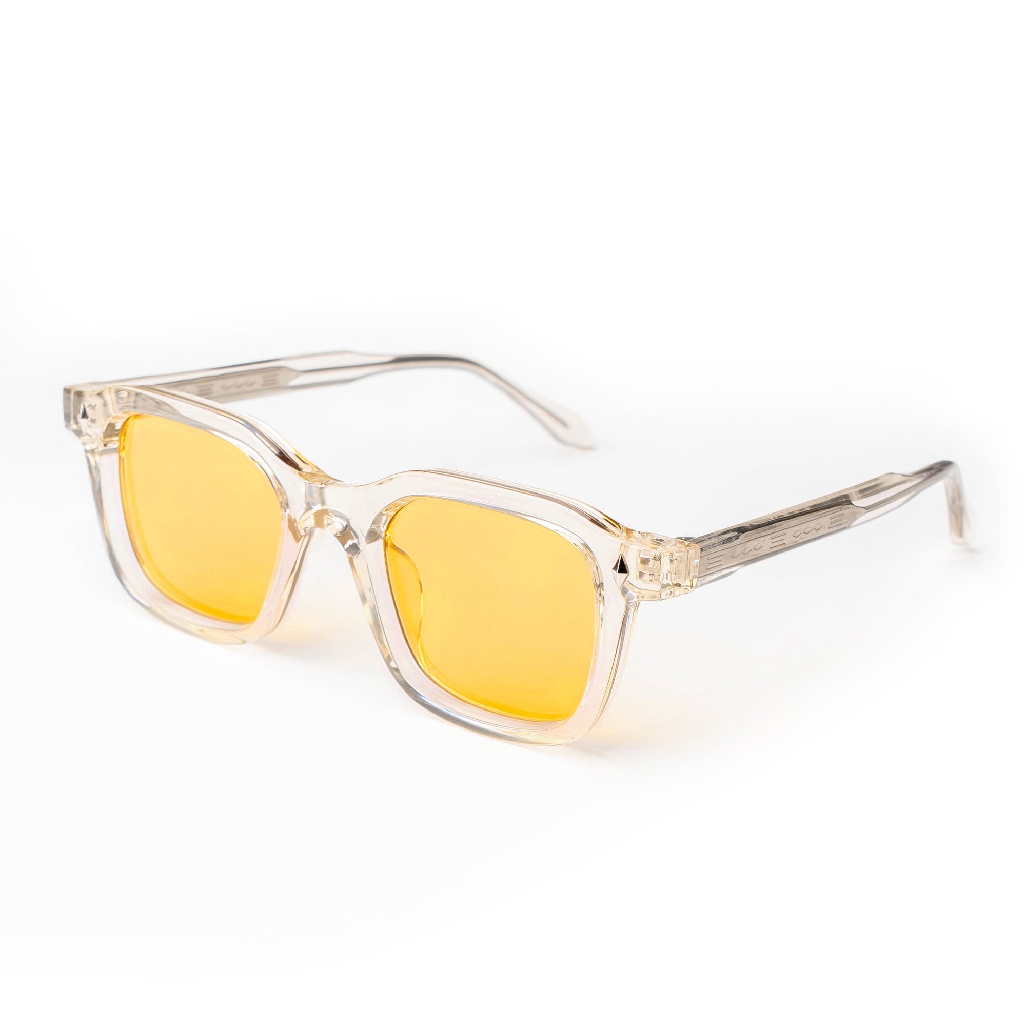 [ Vanta ] Luxe Unisex Sunglasses - Clear/Yellow