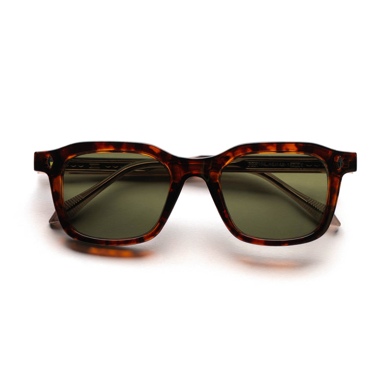 [ Vanta ] Luxe Unisex Sunglasses - Leopard/Olive