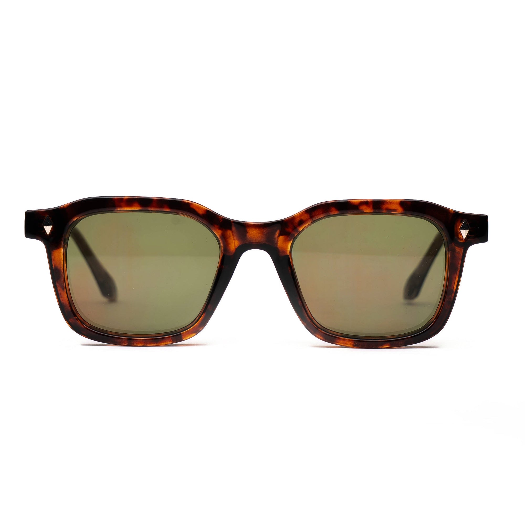 [ Vanta ] Luxe Unisex Sunglasses - Leopard/Olive