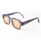[ Bolt ] Unisex Geometric Sunglasses - Smoke purple