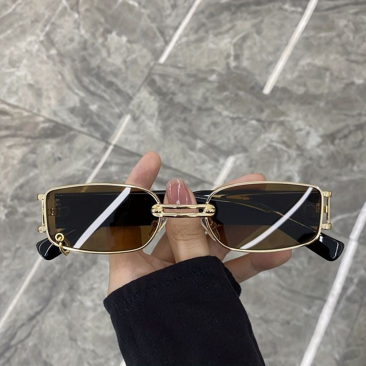 [ Calypso ] Gold Black Nightclub sunglasses