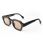 [ Bolt ] Unisex Geometric Sunglasses - Biege