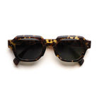 [ Bolt ] Unisex Geometric Sunglasses - Leopard