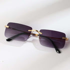 [ Athena 2.0 ] Sleek Rimless Sunglasses - projectshades