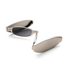 [ Astraeus ] Foldable Unisex Sunglasses : Silver - projectshades