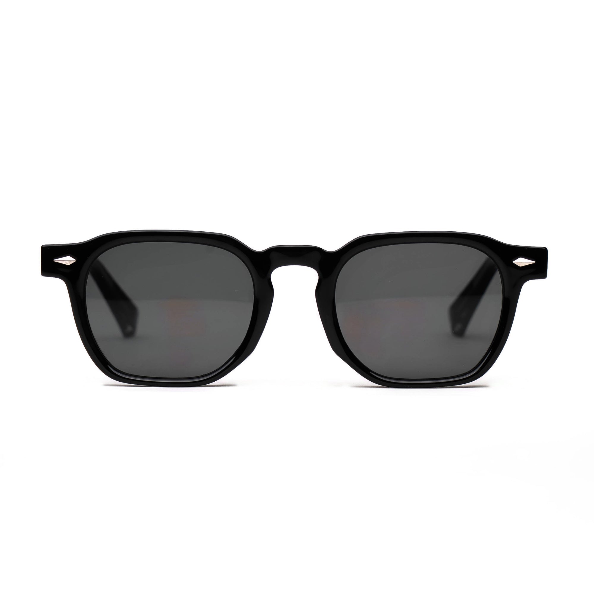 [ Sterling ] Luxe Round Sunglasses - Black