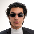 [ Axis 01 ] Retro Rectangular Sunglasses