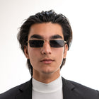 [ Axis 01 ] Retro Rectangular Sunglasses