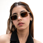 [ FESTIVE SZN SPL ] Ethnic Rectangular Sunglasses