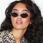 [ Hecate 2.0 ] Slim Cateye Sunglasses - projectshades
