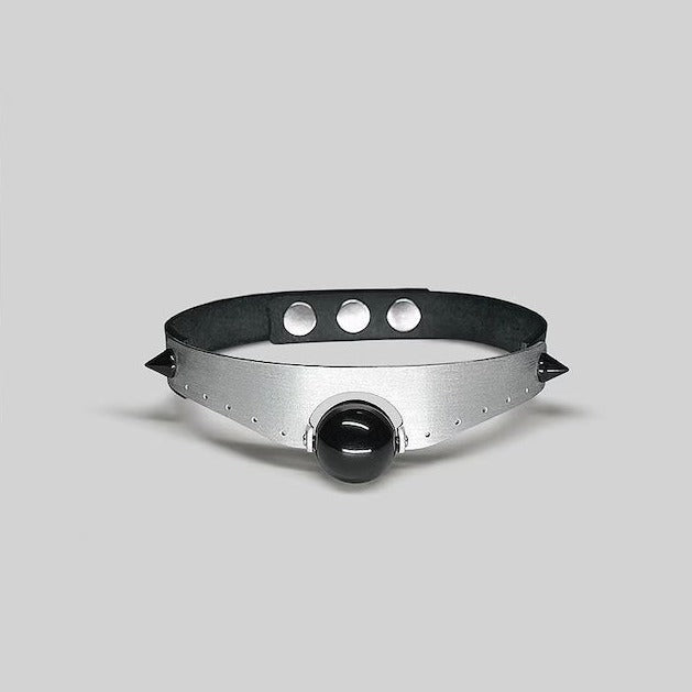 [ Caladan ] Futuristic Metal Choker - projectshades