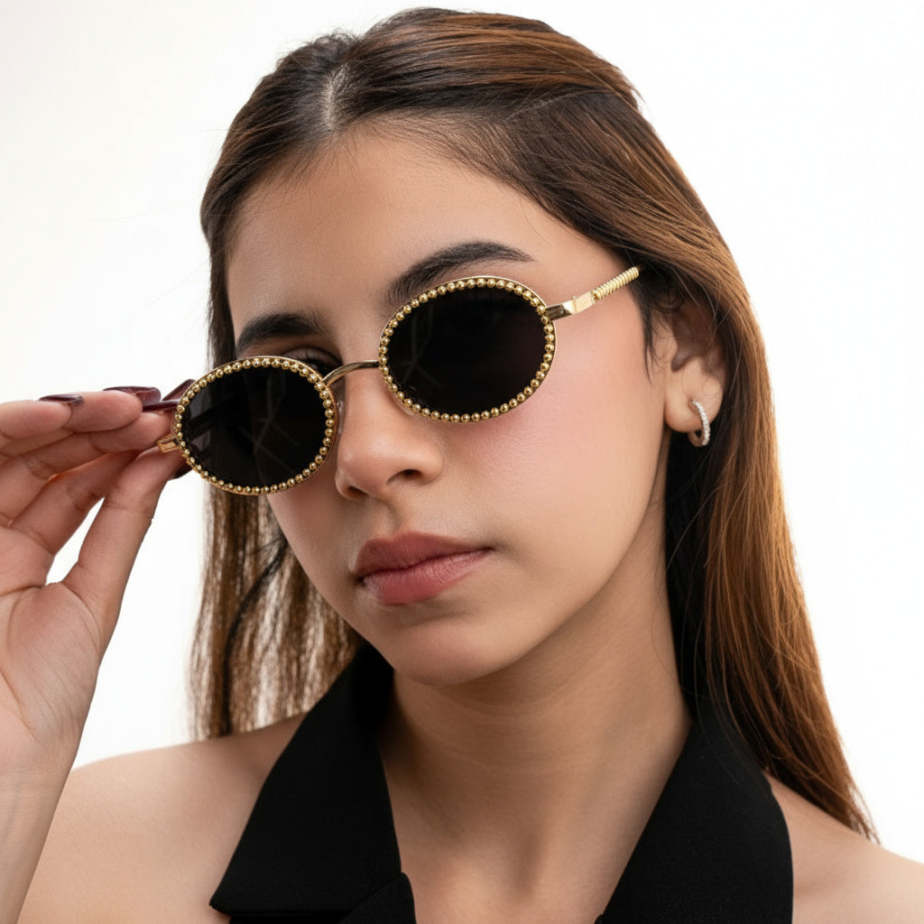 [ FESTIVE SZN SPL ] Ethnic Round Sunglasses - projectshades