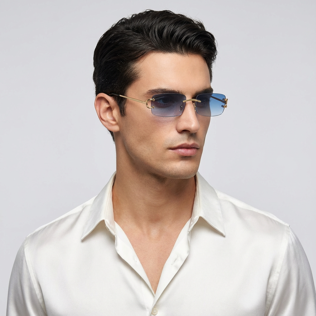 [ Serendipity ] Holiday Rimless Sunglasses - projectshades