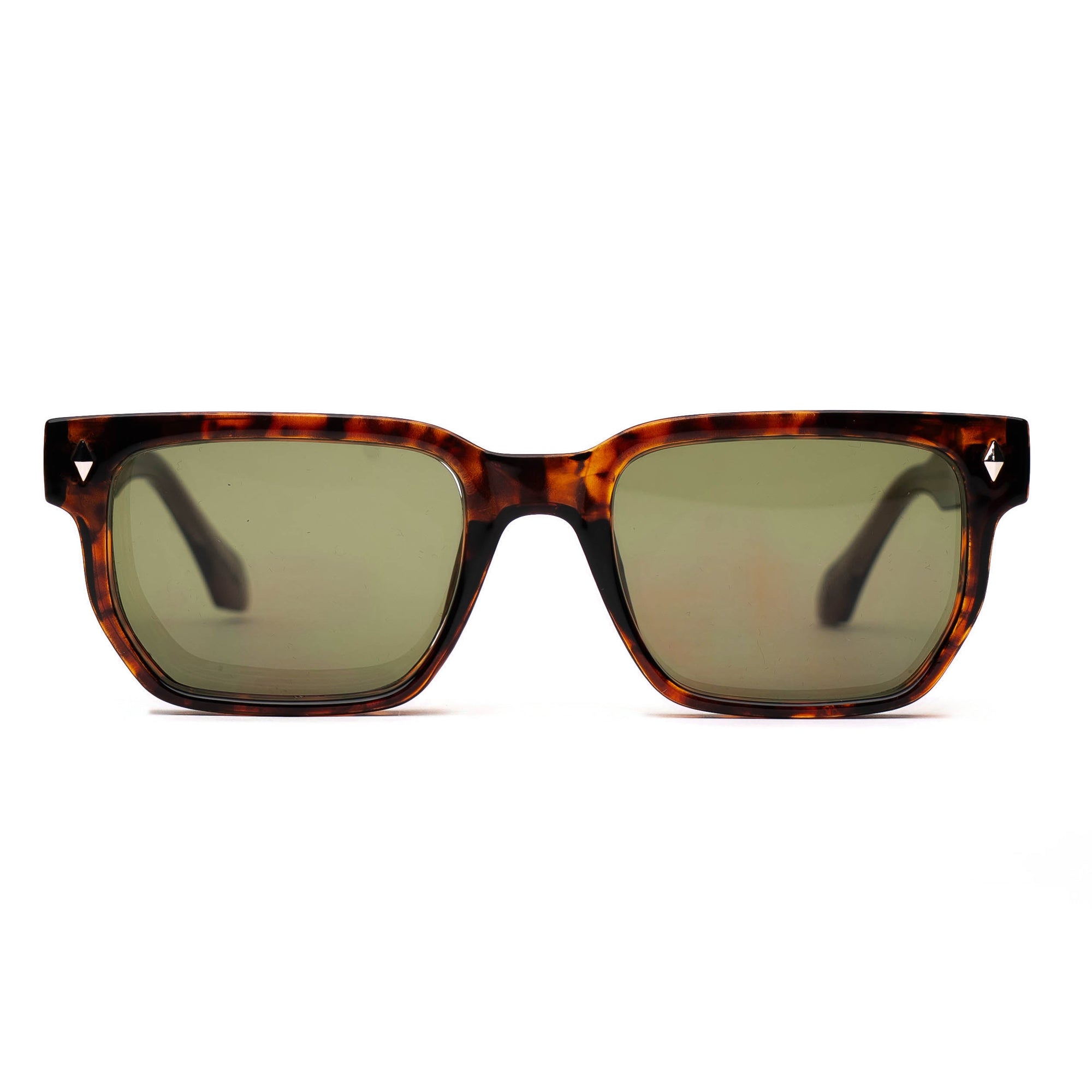 [ Nero ] Unisex Luxe Sunglasses - Leopard/Olive