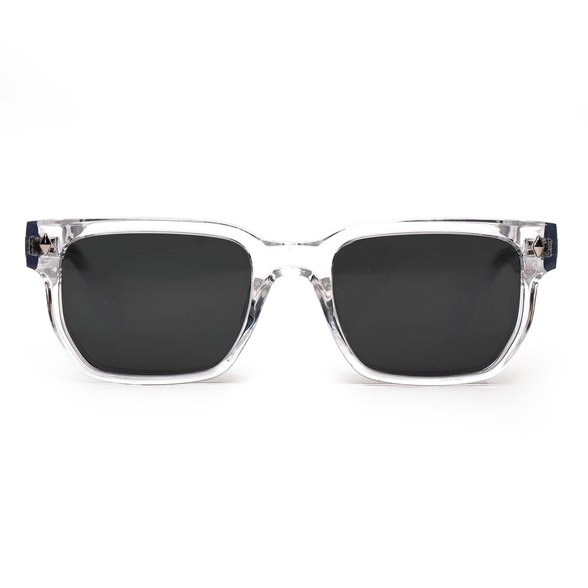 [ Nero ] Unisex Luxe Sunglasses - Clear/Black