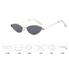 [ Hecate 2.0 ] Slim Cateye Sunglasses - projectshades