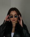 [ Calypso ] Gold Black Nightclub sunglasses - projectshades