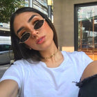 [ Siobhan ] Black Oval Metal Sunglasses - projectshades