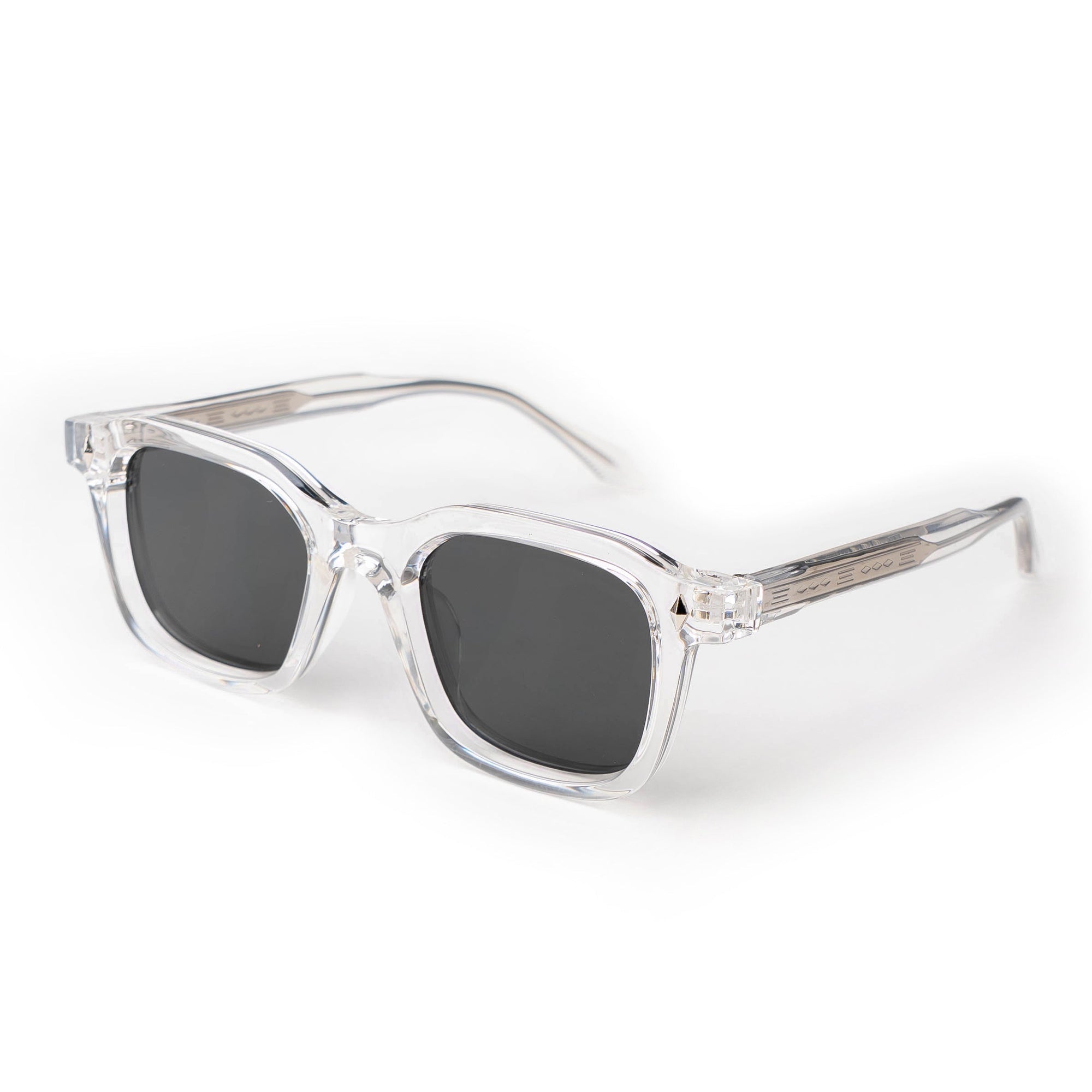 [ Vanta ] Luxe Unisex Sunglasses - Clear/Black
