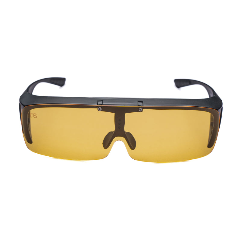 [ Mongul ] Flip-Up Polarsied Sunglasses : Yellow - projectshades