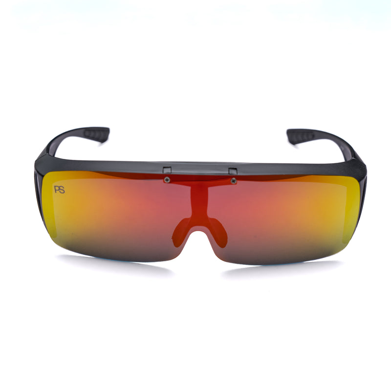 [ Mongul ] Flip-Up Polarsied Sunglasses : Red - projectshades
