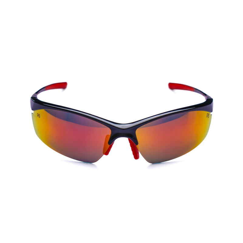 [ Lex ] Polarised Sports Sunglasses : Red - projectshades
