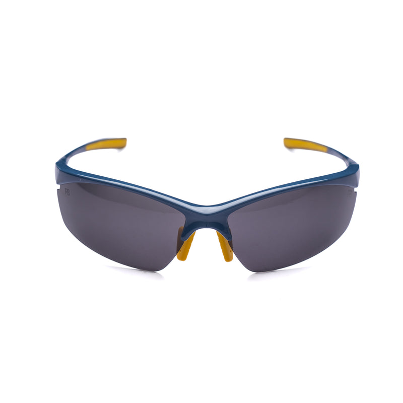 [ Lex ] Polarised Sports Sunglasses : Black/Blue - projectshades