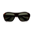 [ Ares ] Oversized High-Fashion Sunglasses : Leopard/Green