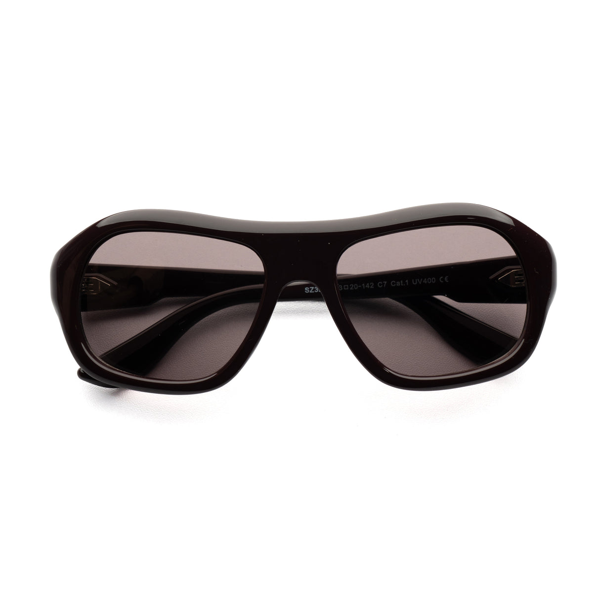[ Ares ] Oversized High-Fashion Sunglasses : Purple