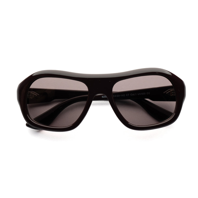 [ Ares ] Oversized High-Fashion Sunglasses : Purple