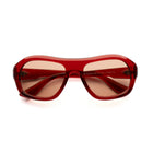 [ Ares ] Oversized High-Fashion Sunglasses : Red