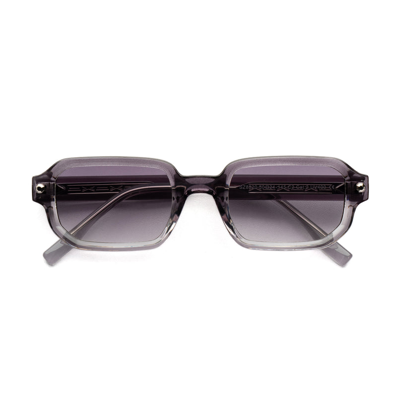 [ Prometheus ] Classic Rectangular Sunglasses : Purple