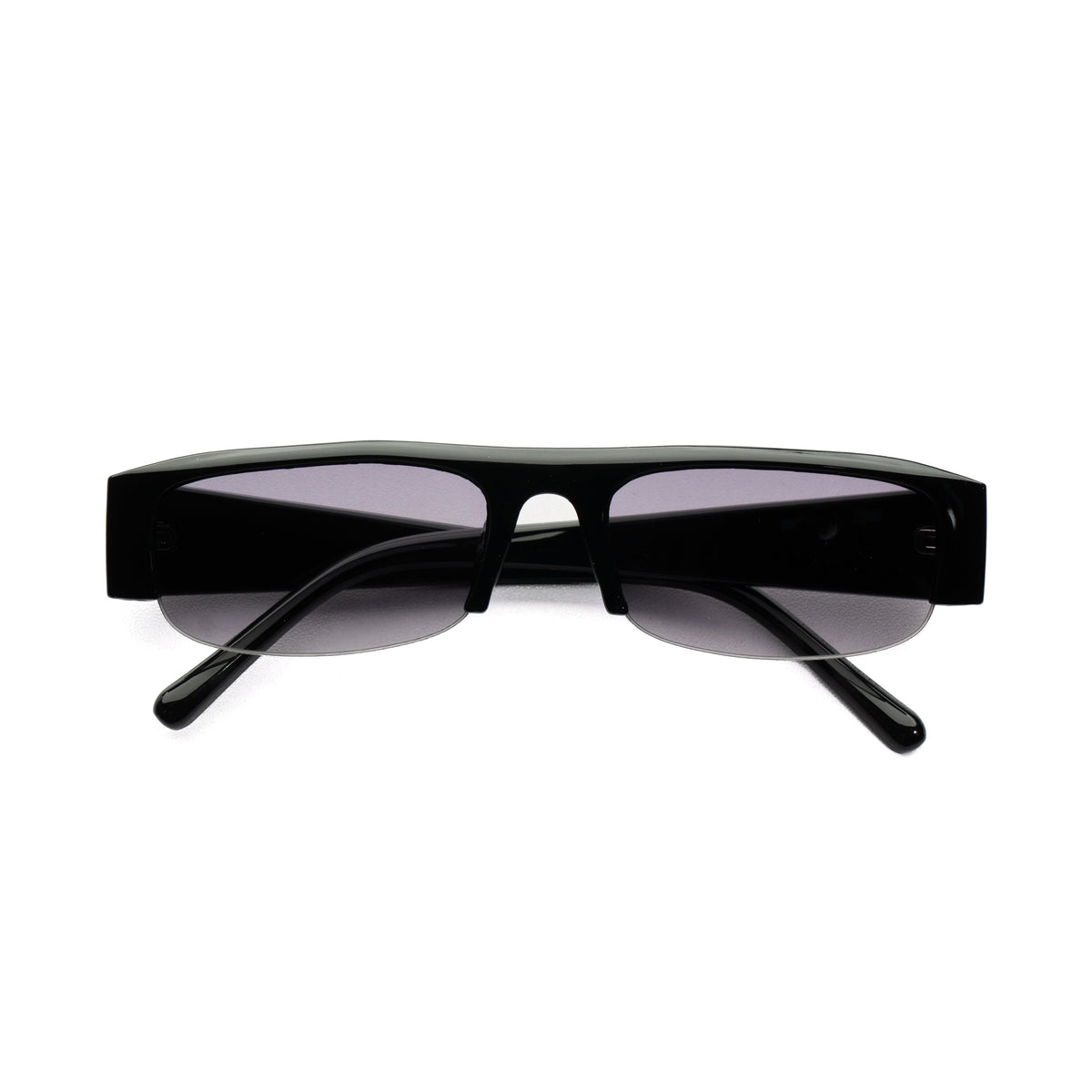 [ Nemesis ] Flat-top Y2k Sunglasses : Purple