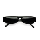 [ Nemesis ] Flat-top Y2k Sunglasses : Black