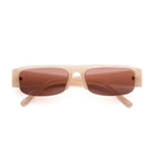 [ Nemesis ] Flat-top Y2k Sunglasses : Cream