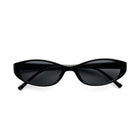 [ Nyx ] Slim 90s Oval Sunglasses : Black