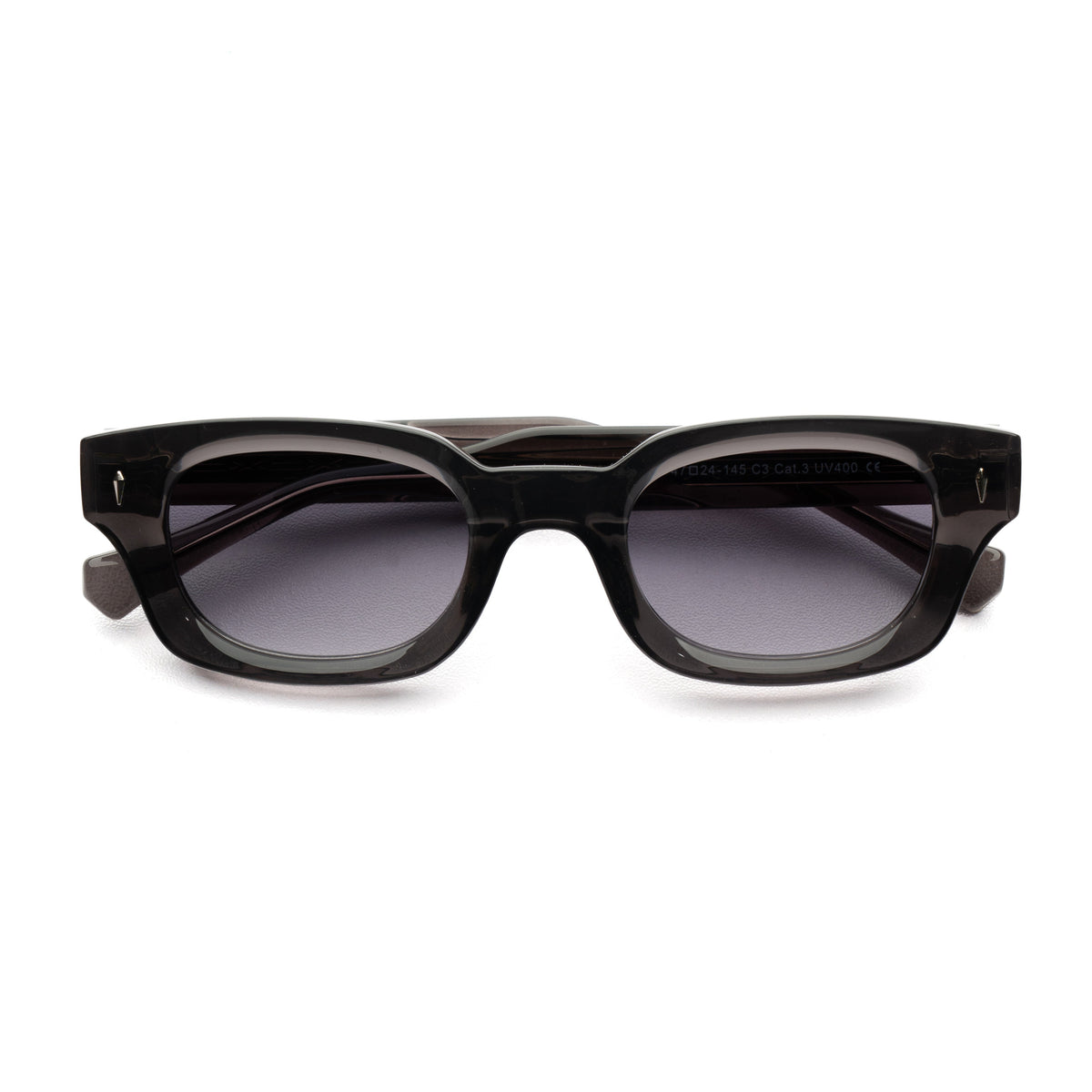 [ Atlas ] Chunky Rectangular Sunglasses : Gray