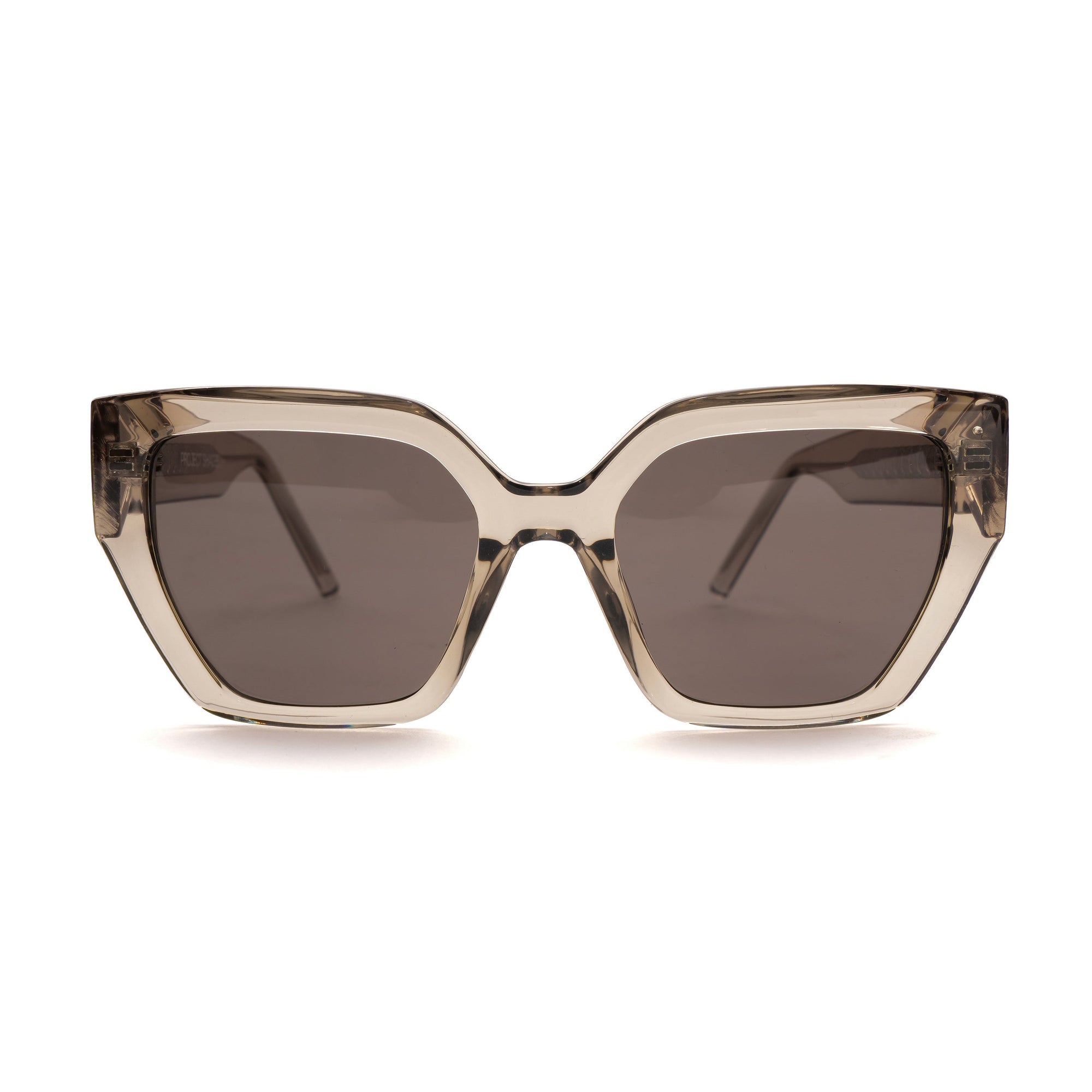[ Muse ] Oversized Cateye Sunglasses : Champagne - projectshades