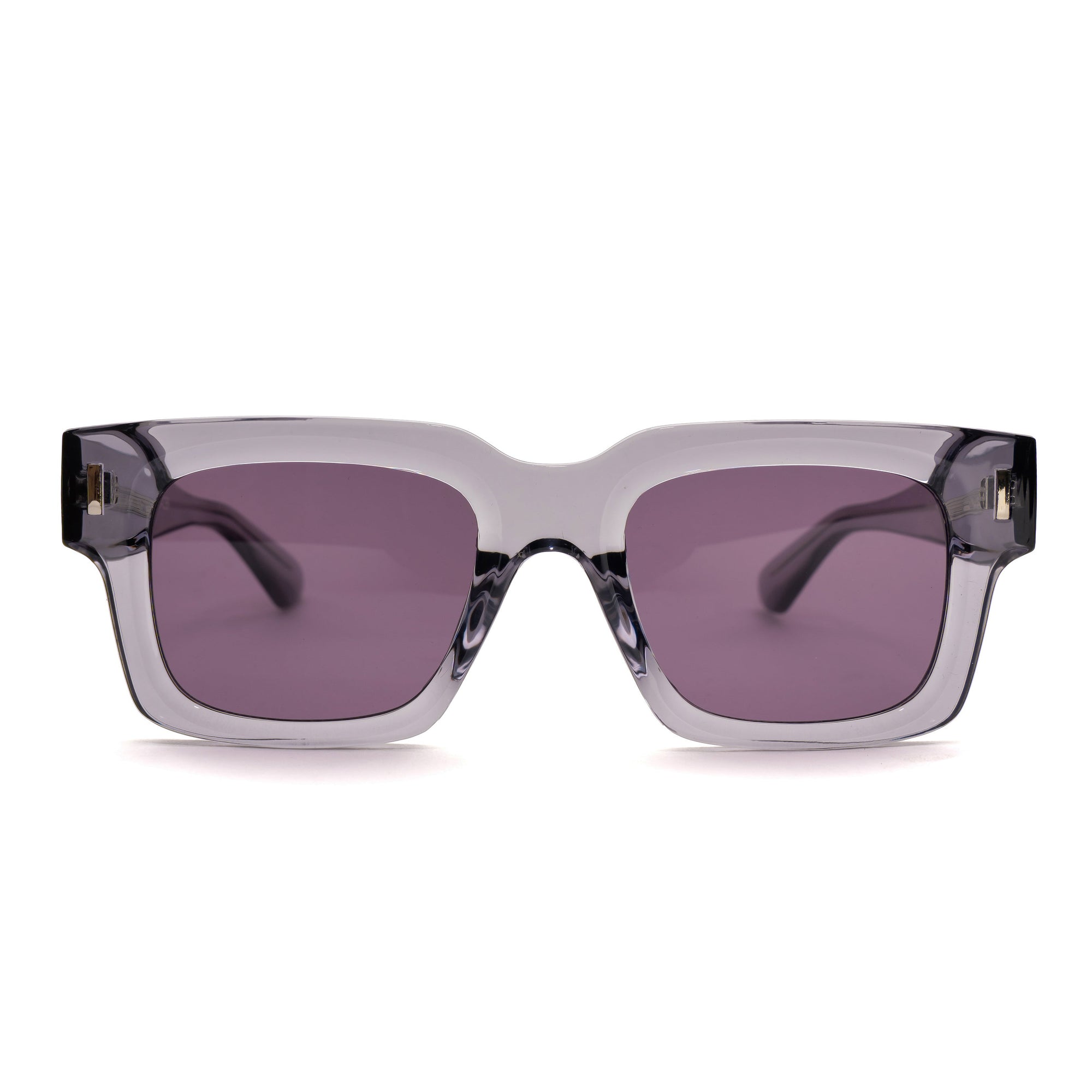 [ Archetype ] Oversized Rectangular Sunglasses : Purple - projectshades