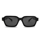 [ Apollo ] Rectangular Unisex Sunglasses : Black - projectshades