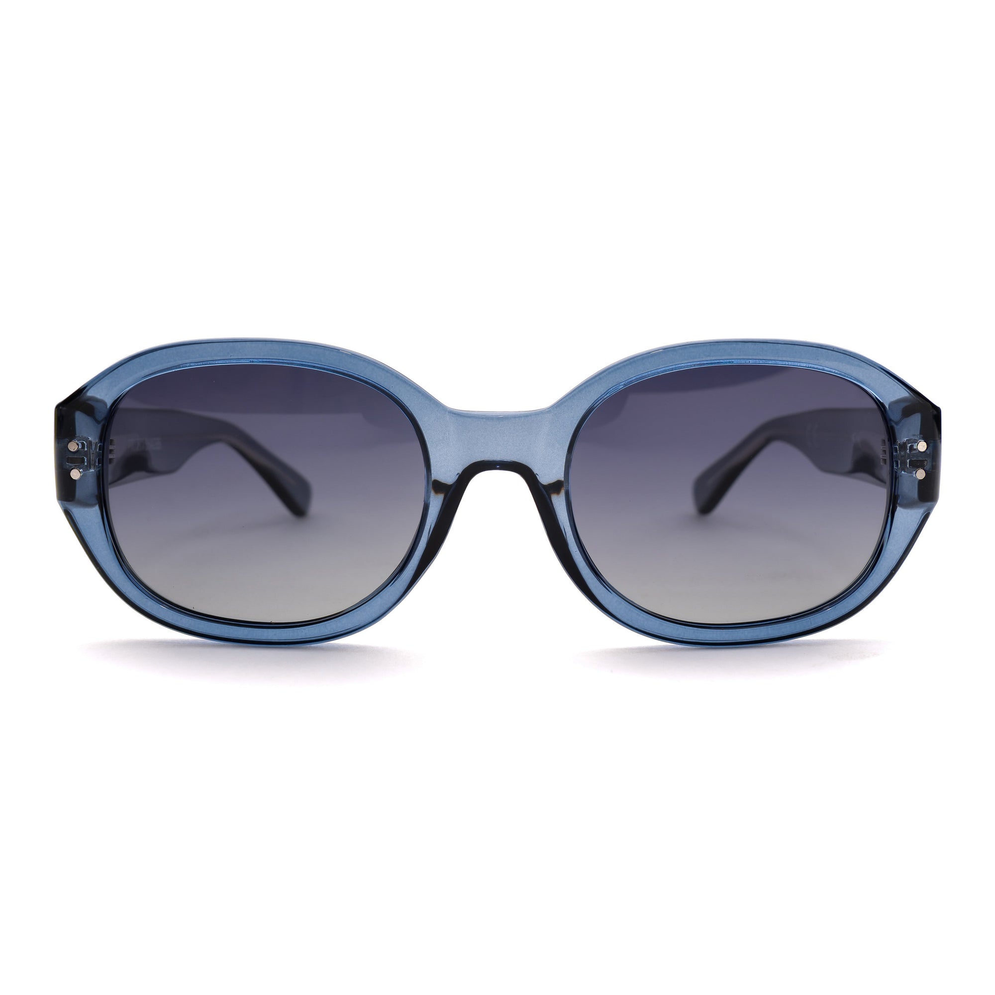 [ Forme ] Classic Round Sunglasses : Blue - projectshades