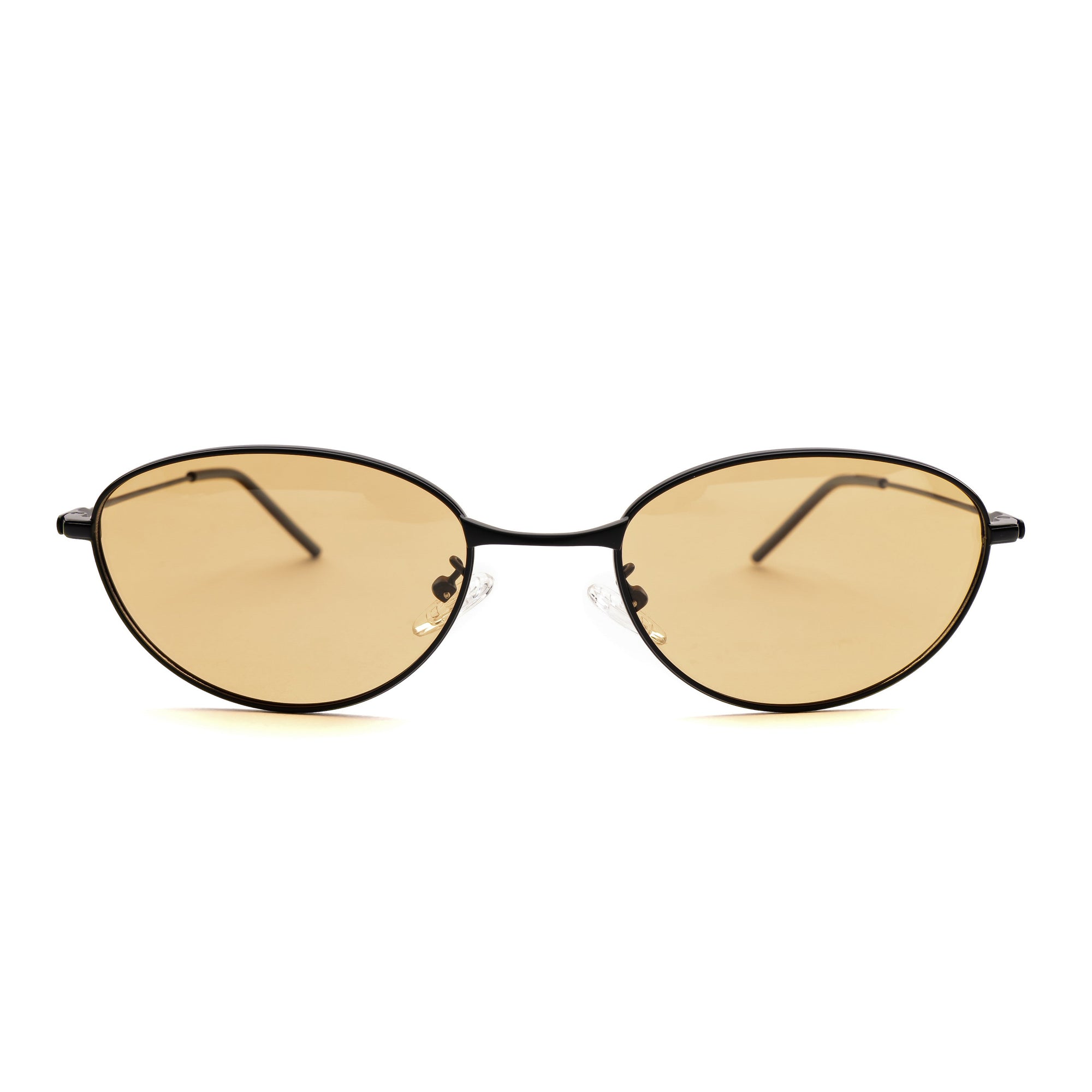 [ Fade ] Oval Polarised Sunglasses : Biege - projectshades