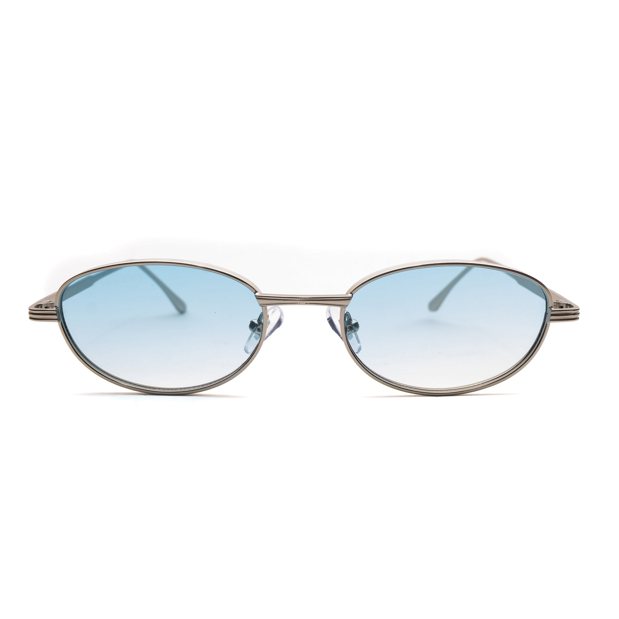 [ Orbit ] Oval Sleek Sunglasses : Blue - projectshades