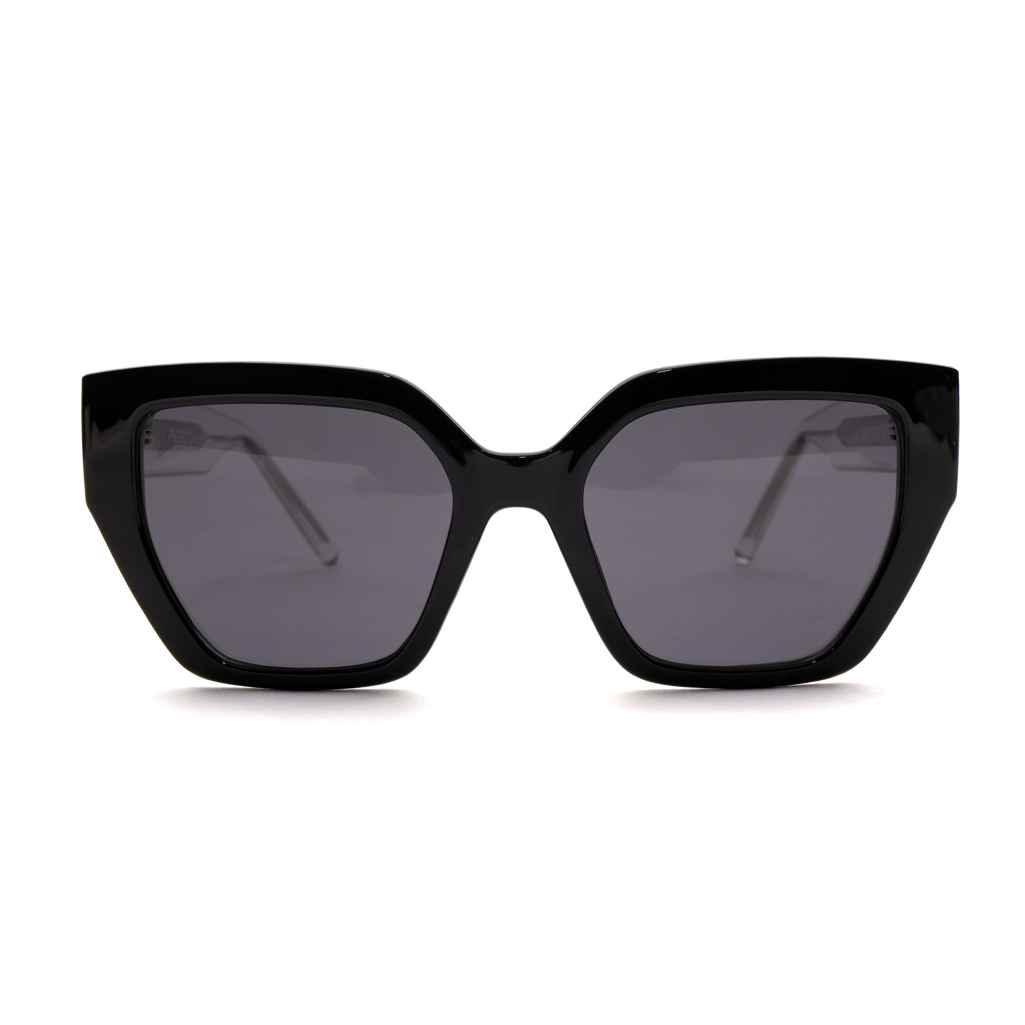 [ Muse ] Oversized Cateye Sunglasses : Black - projectshades