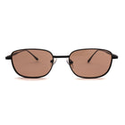 [ Riptide ] Compact Squared Sunglasses : Brown - projectshades