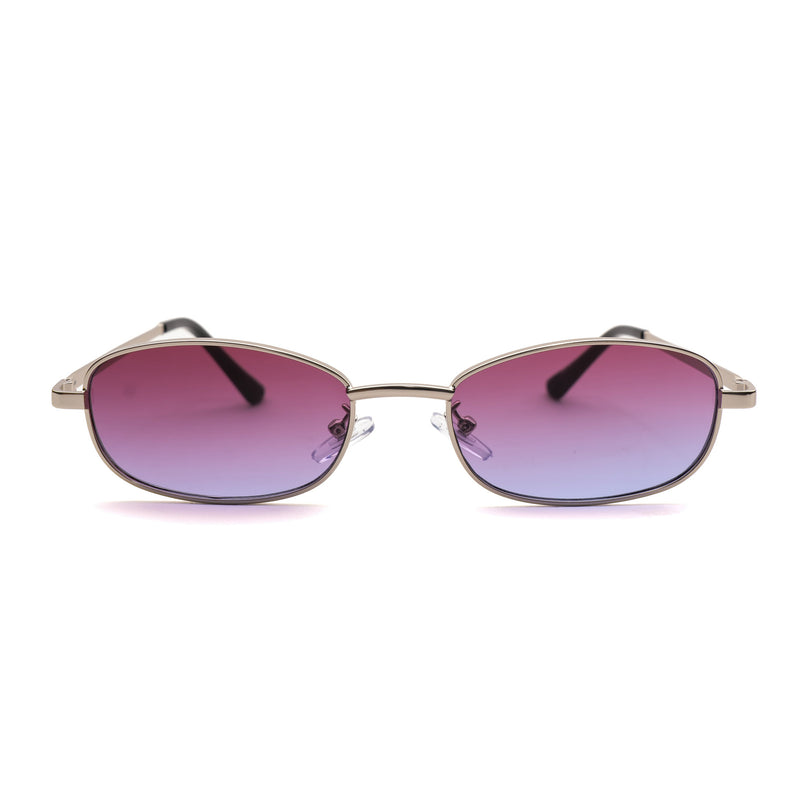 [ Lagoon ] Rectangular Unisex Sunglasses : Purple - projectshades