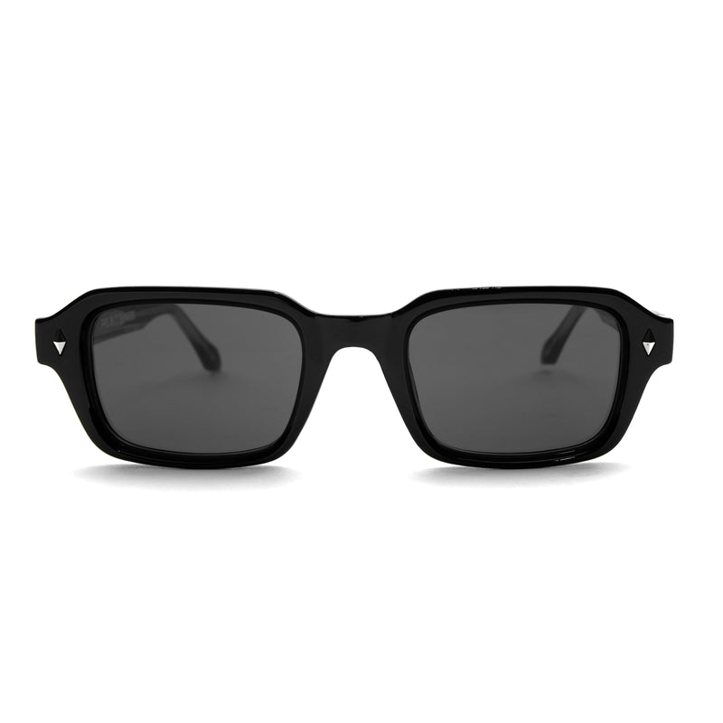 [ Hermes ] Everyday Rectangular Sunglasses : Black - projectshades