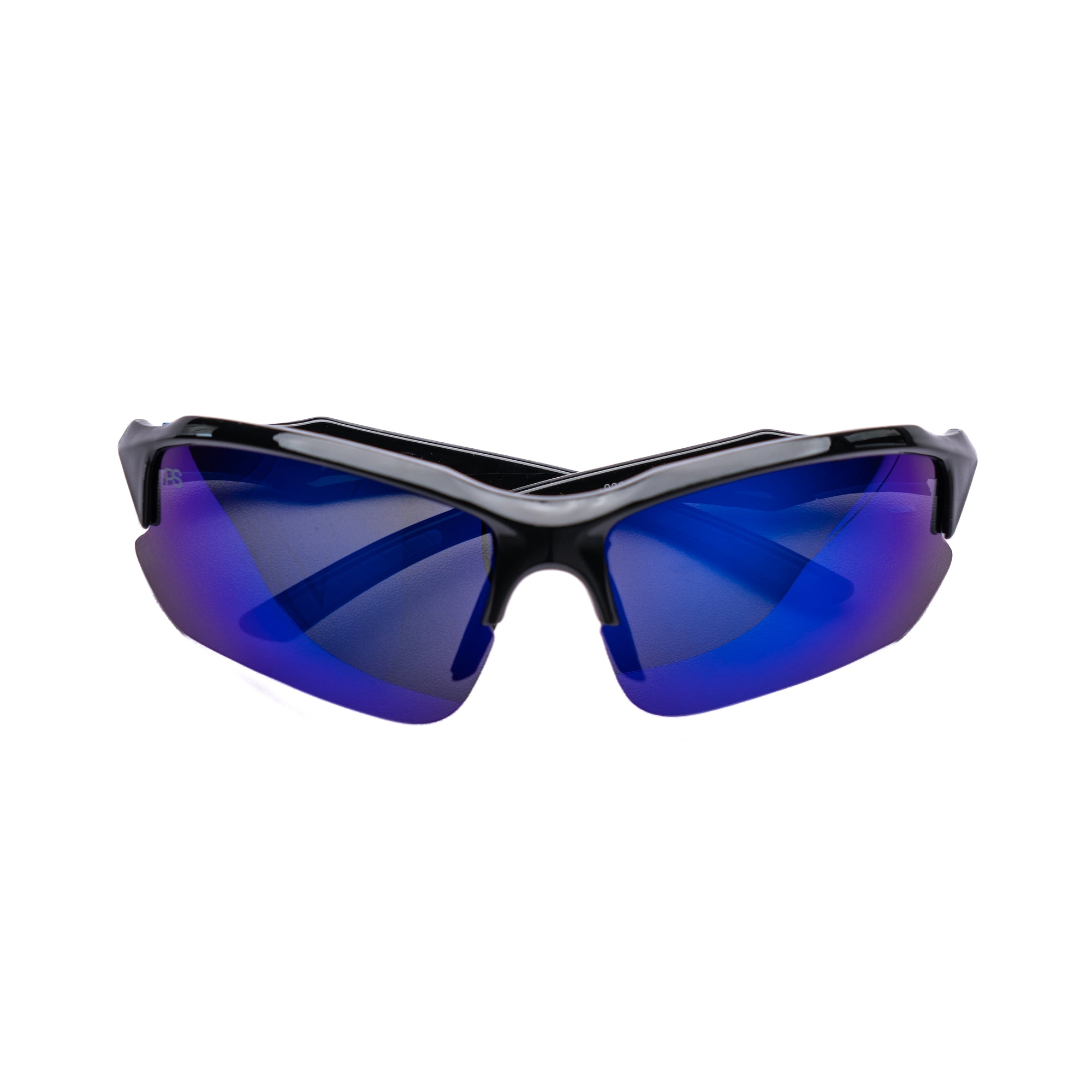 [ Zod ] Semi-Rimless Polarised Sunglasses : Blue - projectshades